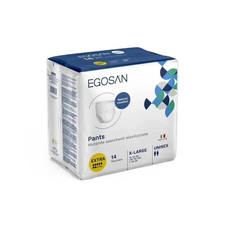 EGOSAN CULOTTES ABSORBANTES TAILLE XL 14 UNITES