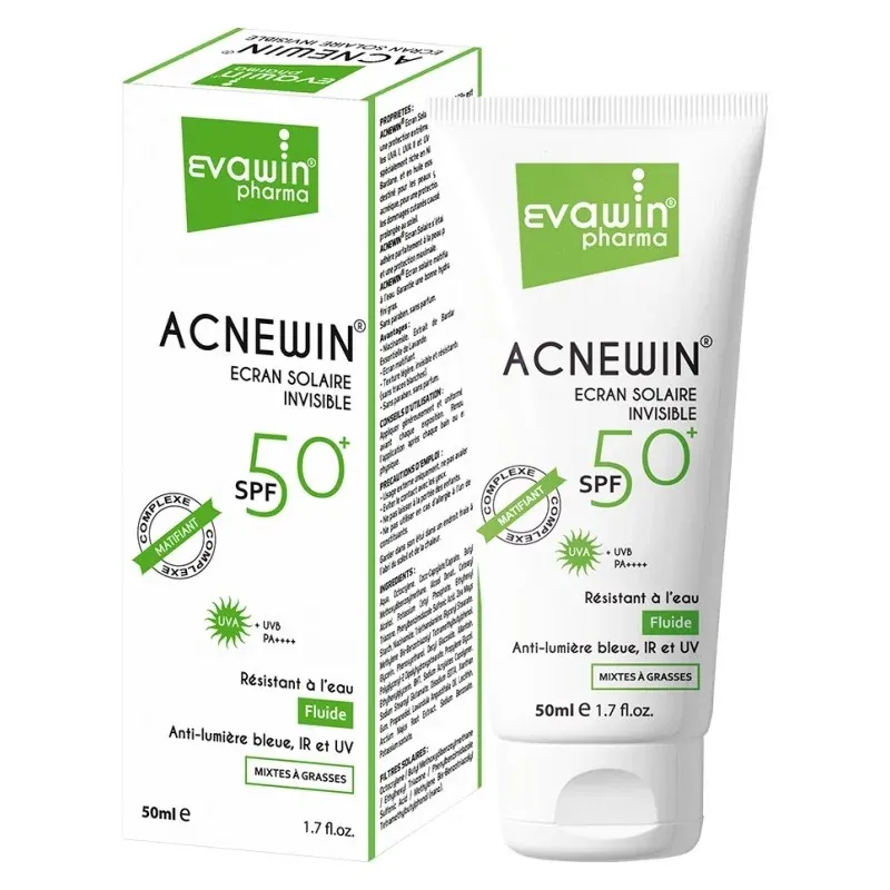 EVAWIN ACNEWIN ÉCRAN SOLAIRE INVISIBLE SPF 50+ (50ML)