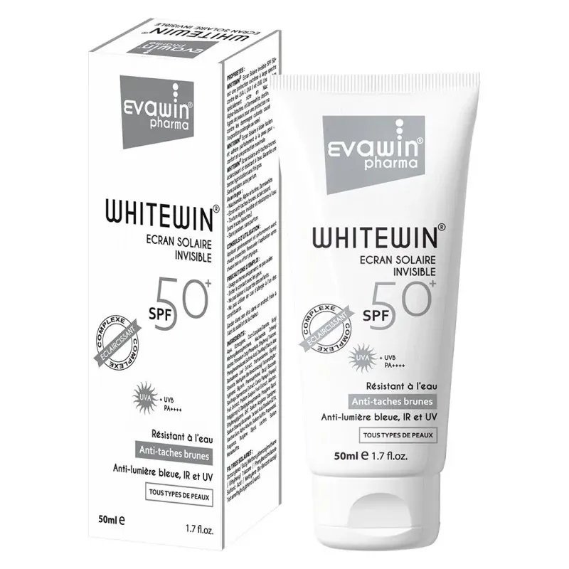 EVAWIN WHITEWIN ÉCRAN SOLAIRE INVISIBLE ANTITACHE SPF 50+ (50ML)