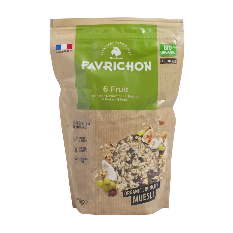 FAVRICHON MUESLI CROUSTILLANT 6 FRUITS SG 375G