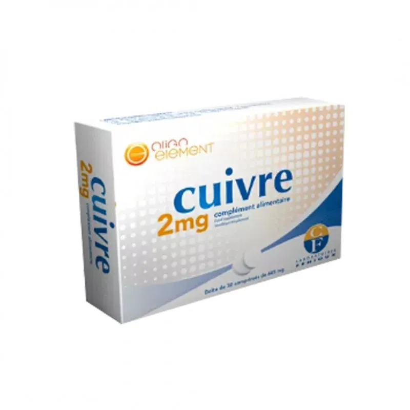 FENIOUX CUIVRE NOUVELLE FORMULE PILLULIER 30 COMPRIMÉS