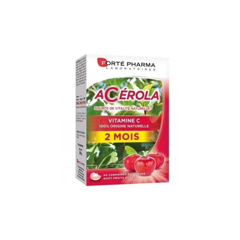FORTE PHARMA ACEROLA 60 COMPRIMES