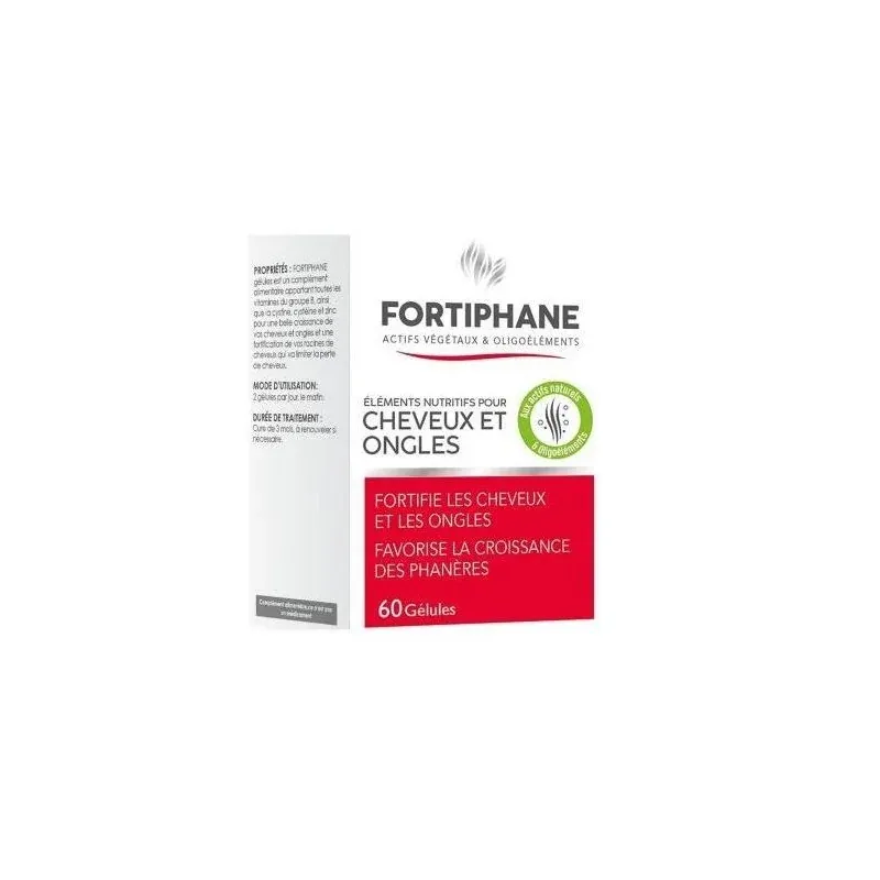 FORTIPHANE 60 GÉLULES CHEVEUX FRAGILES & ONGLES CASSANTS