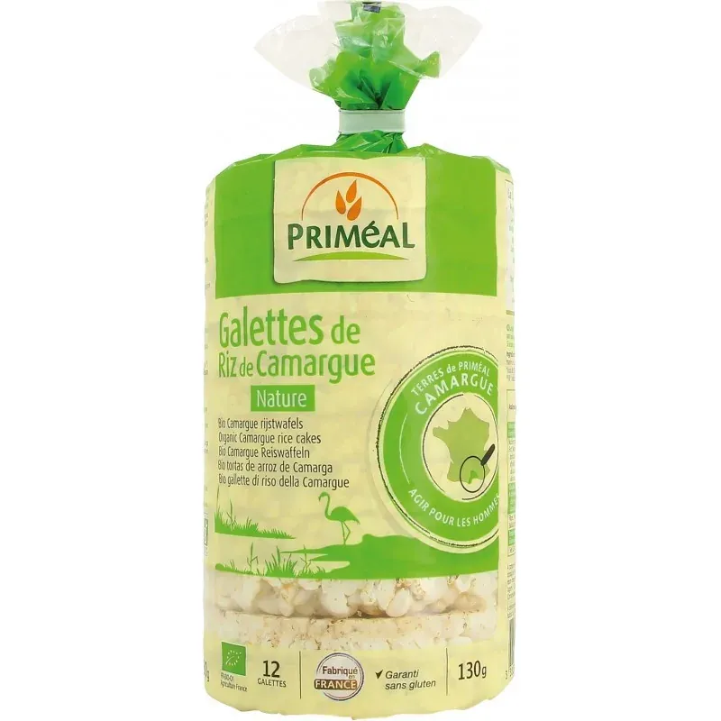 Primeal Galettes riz de camargue salee 130g