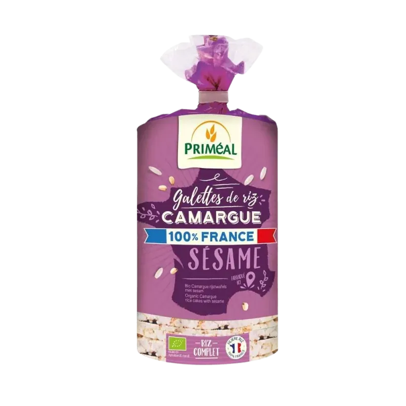 Primeal Galettes riz de camargue sesame 130g