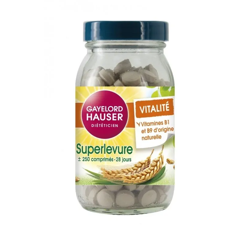 GAYELORD HAUSER SUPERLEVURE 250 COMPRIMES