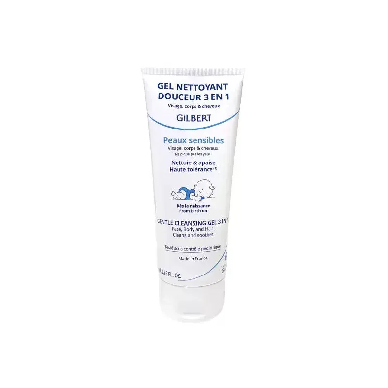 Gilbert Gel Nettoyant Douceur 3en1 Bebe 200ml