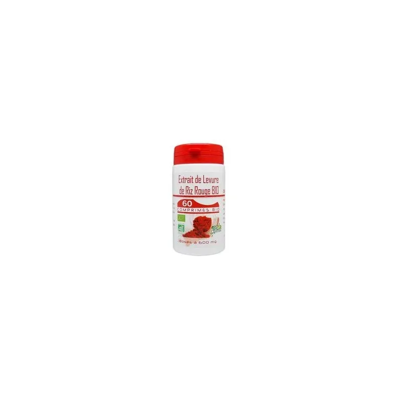 GPH DIFFUSION EXTRAIT DE LEVURE DE RIZ ROUGE 60 comprimes