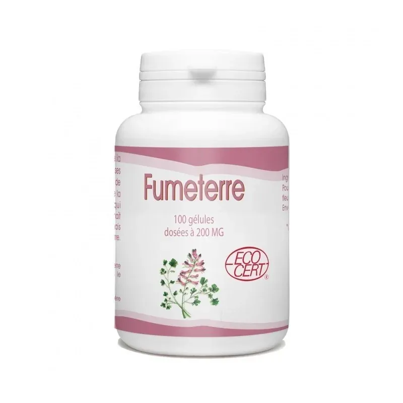 GPH DIFFUSION FUMETERRE BIO - 200 MG- 100 GÉLULES