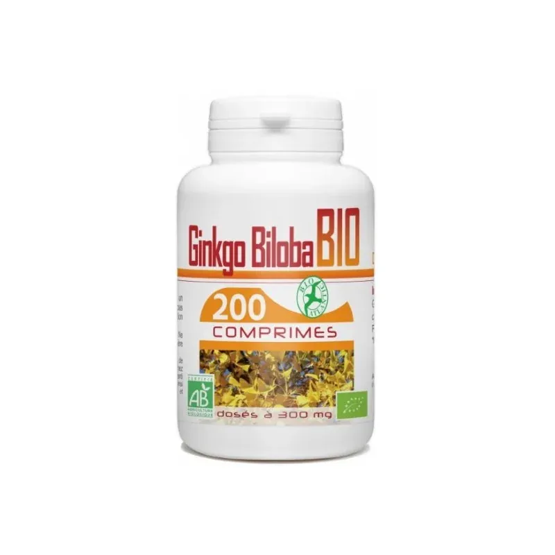 GPH DIFFUSION GINKGO BILOBA Bio 200 gélules