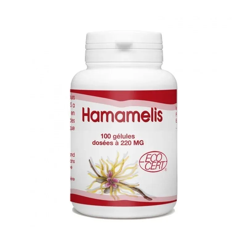 GPH DIFFUSION HAMAMÉLIS BIO - 220 MG - 100 GÉLULES