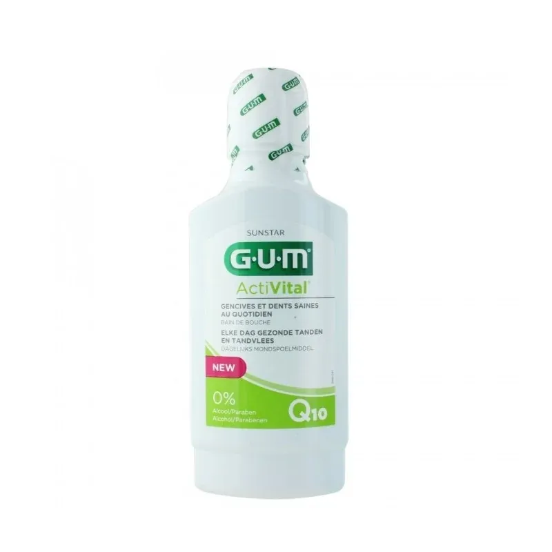 GUM ACTIVITAL Q10 BAIN DE BOUCHE 300ML
