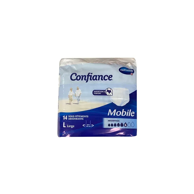 HARTMANN CONFIANCE MOBILE 6GT TAILLE L/JOUR (T 46-52) X14 - 915703