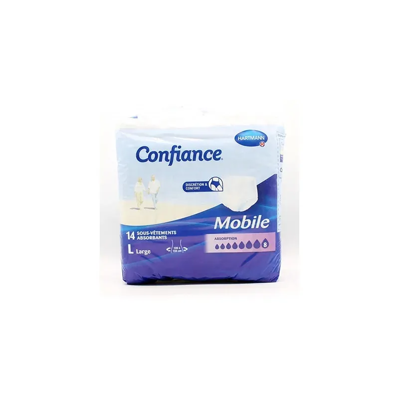 HARTMANN CONFIANCE MOBILE 8GT TAILLE L/NUIT (T 46-52) X14 - 915723