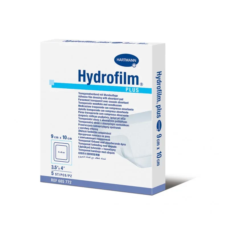 HARTMANN HYDROFILM PLUS PANSEMENT ADHÉSIF 9X10 CM B5