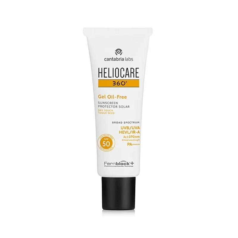 Heliocare 360° gel oil free toucher sec protection solaire spf50
