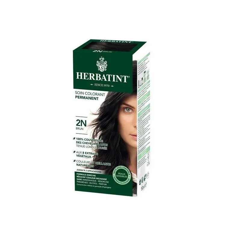 HERBATINT SOIN COLORANT PERMANENT 2N BRUN