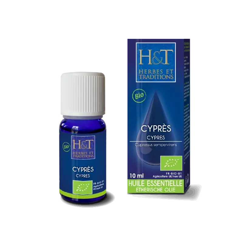 HERBES ET TRADITIONS HUILE ESSENTIELLE - CYPRES BIO 10ML