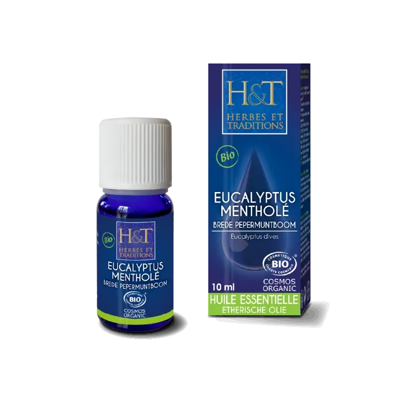 HERBES ET TRADITIONS HUILE ESSENTIELLE - EUCALYPTUS MENTHOLE BIO 10ML