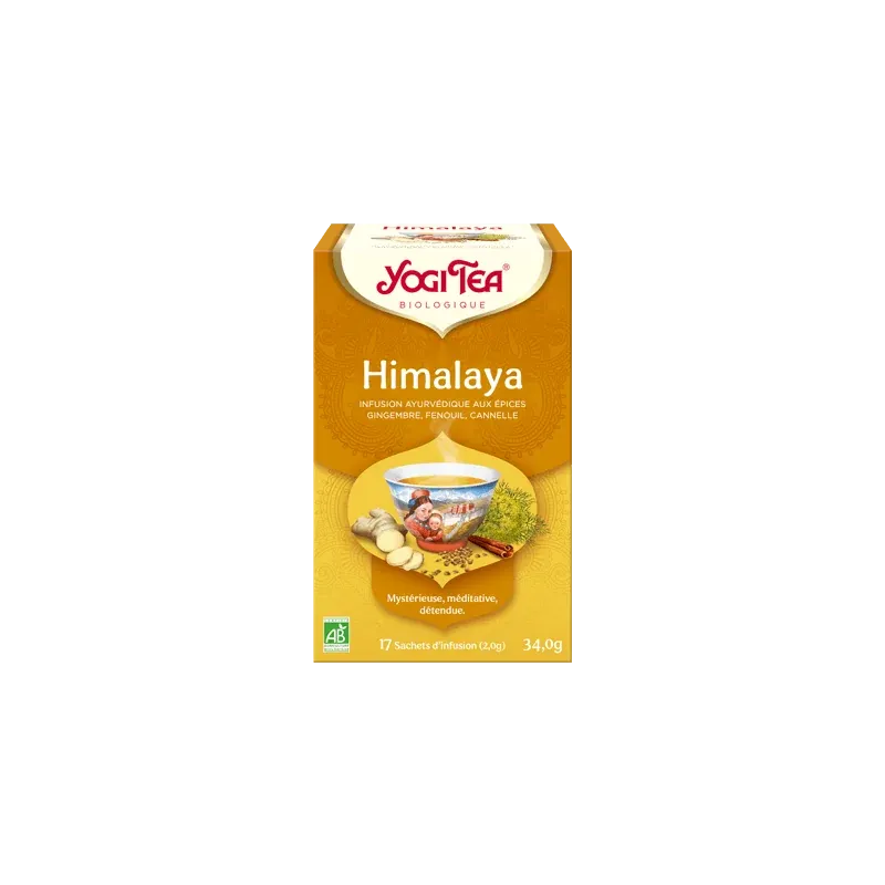 Yogi Tea Himalaya 17x2g ( Gingembre, fenouil, cannelle, anis, coriandre)