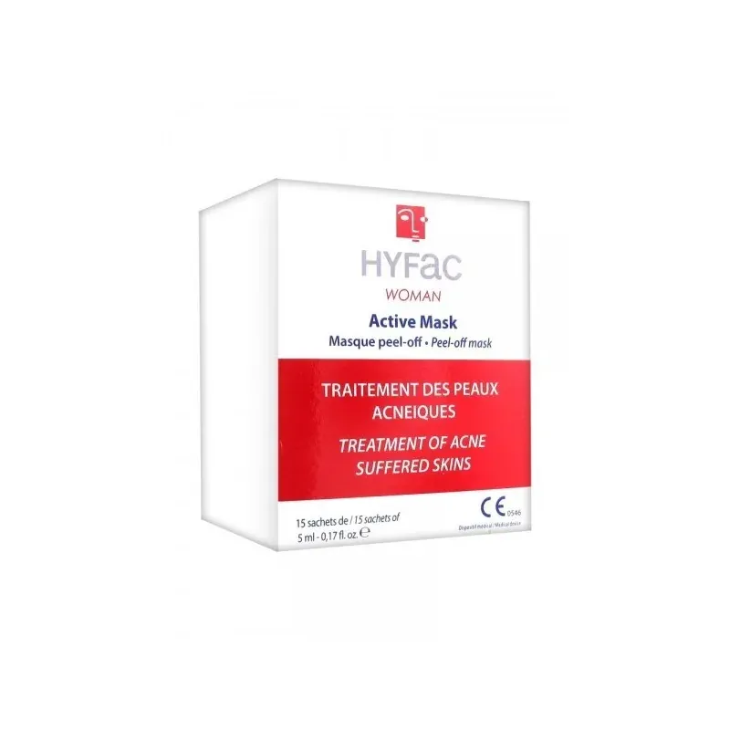 HYFAC WOMAN ACTIVE MASK MASQUE PEEL-OFF 15 SACHETS