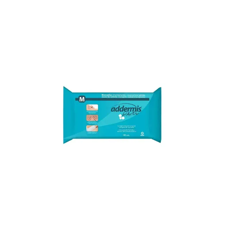 Indas gants de toilette imprégnés Addermis 0050G40