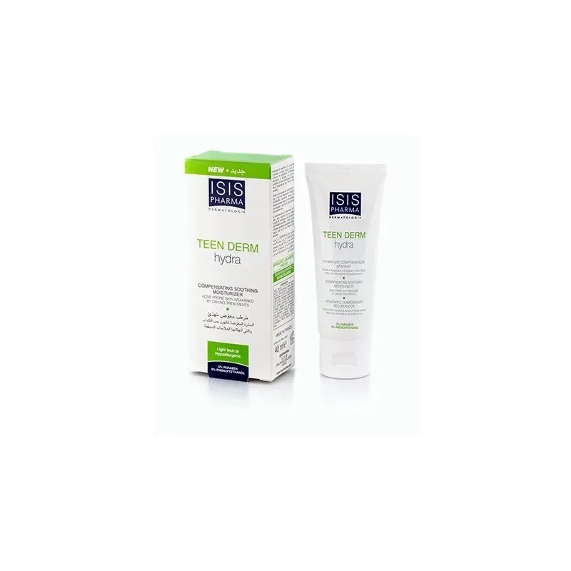 Isis pharma teen derm hydra hydratant compensateur apaisant 40 ml