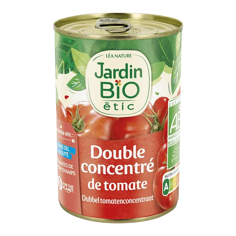 JARDIN BIO DOUBLE CONCENTRE DE TOMATE 140G