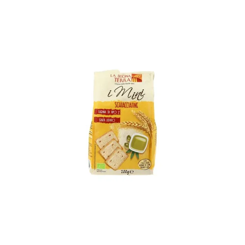 LA BUONA TERRA MINI CRACKERS A L'HUILE D'OLIVE 200G