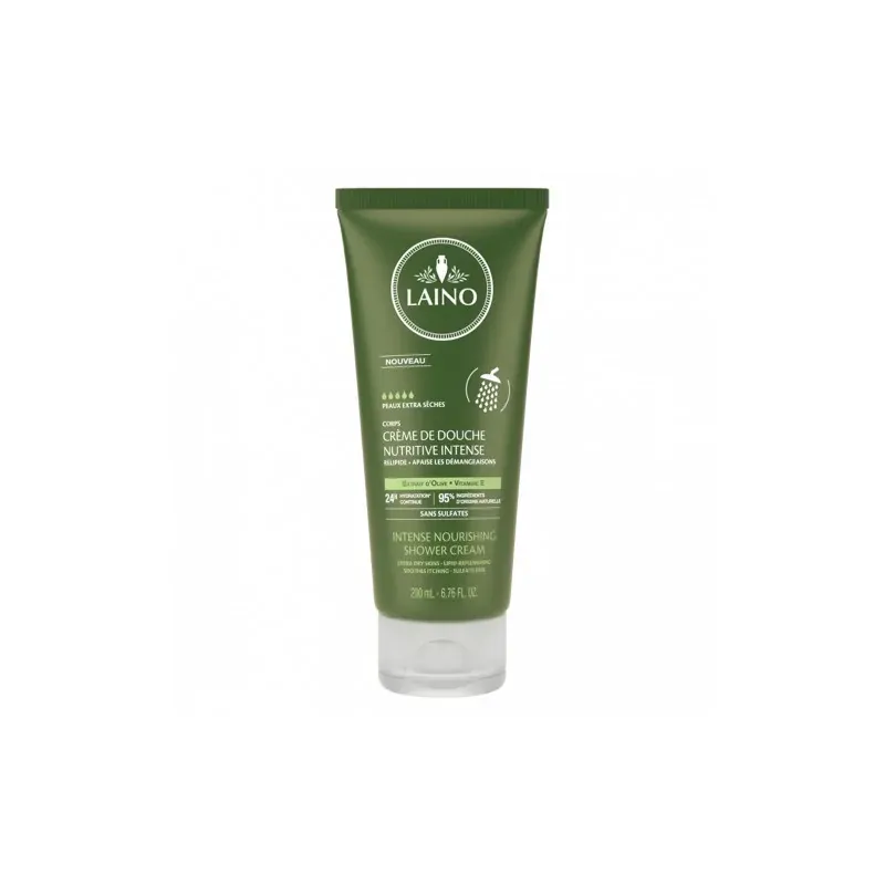 LAINO CREME DE DOUCHE NUTRITIVE INTENSE OLIVE PEAUX EXTRA SECHES 200ML
