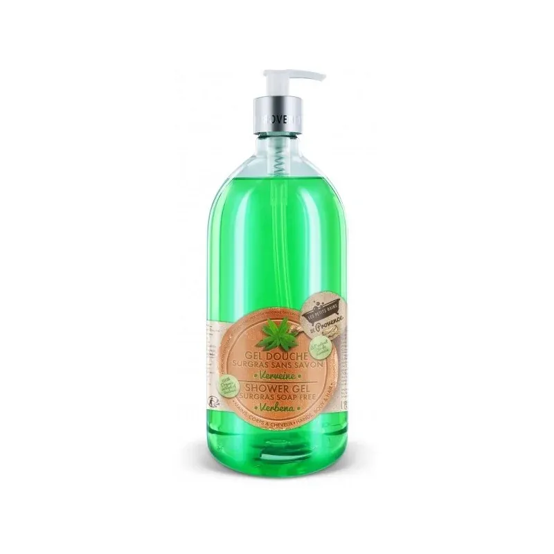LES PETITS BAINS DE PROVENCE GEL DOUCHE SANS SAVON VERVEINE 1L