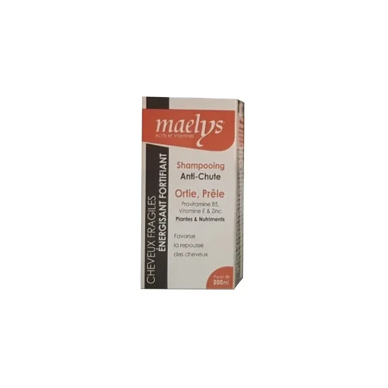 Maelys Shampooing Anti-Chute Cheveux Fragiles Énergisant Fortifiant 200ml