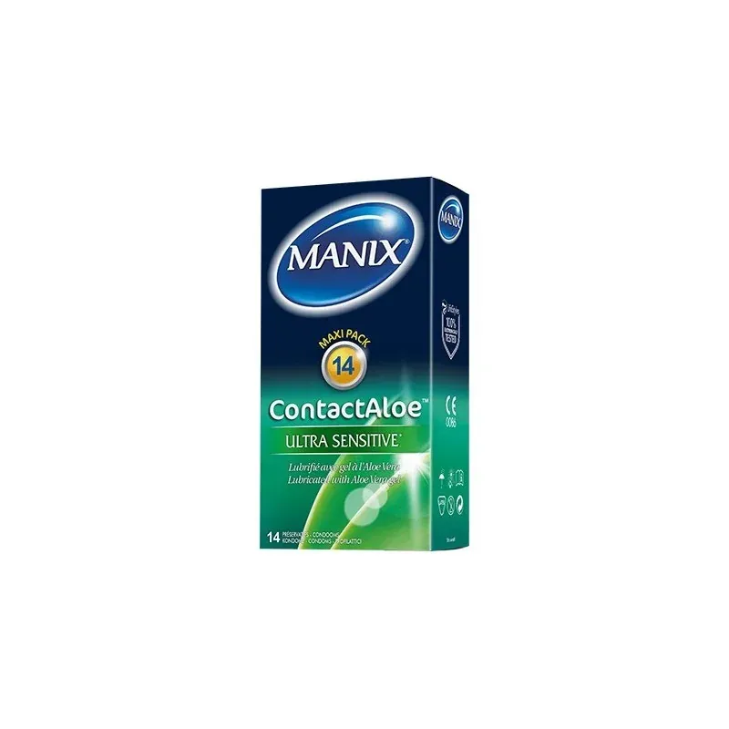Manix Contact Aloe 14 préservatifs