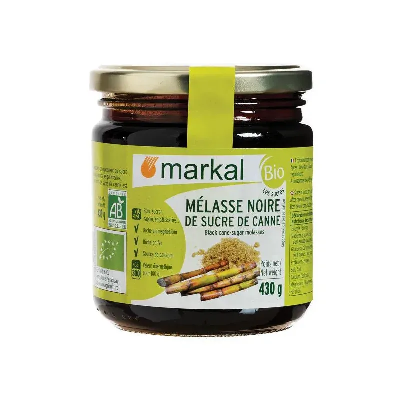 MARKAL MELASSE NOIRE SUCRE DE CANNE 430G
