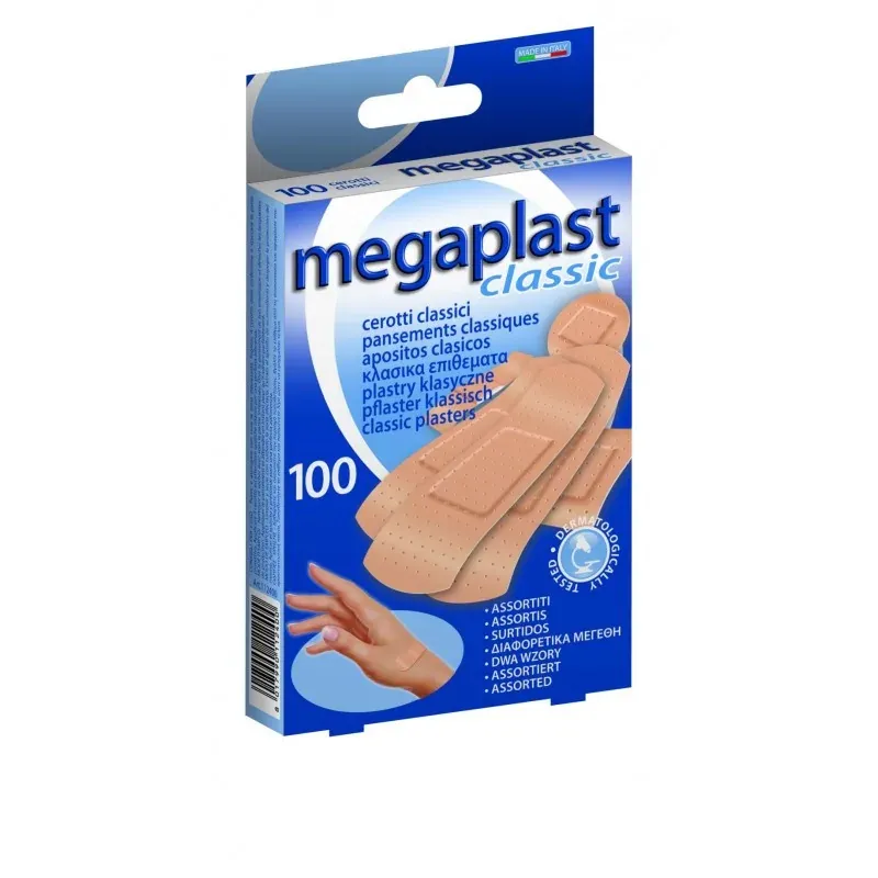 MEGAPLAST CLASSIQUES PANSEMENTS BOÎTE 100 - 112400