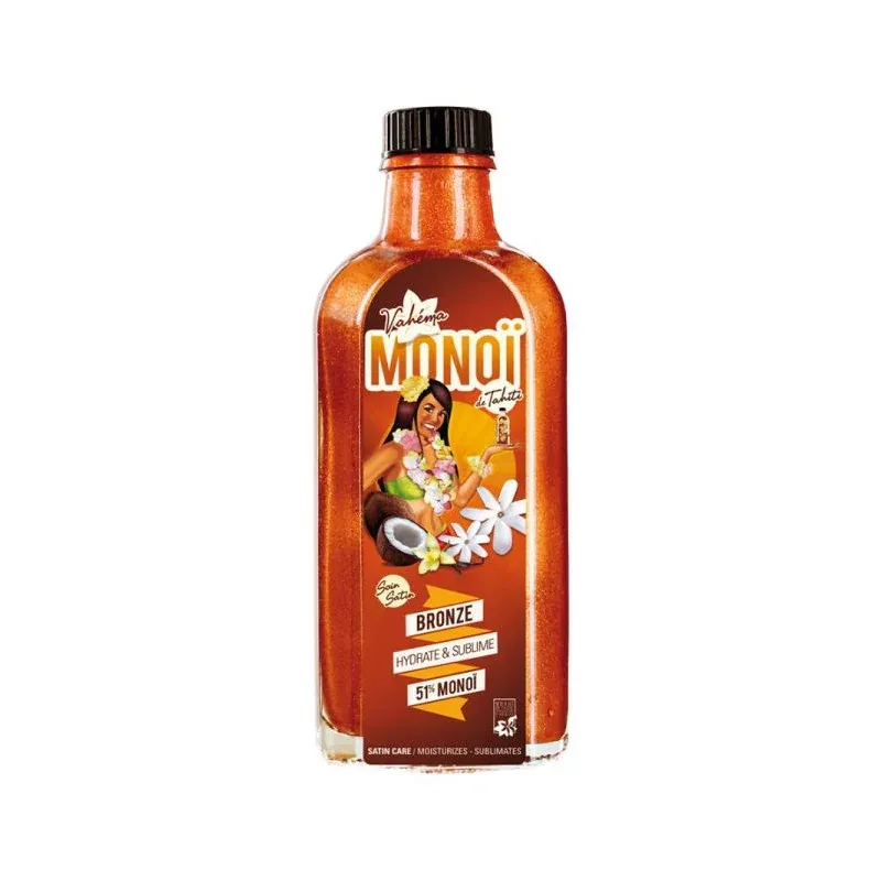 MONOÏ DE TAHITI SOIN SATIN BRONZE 51% 100ML