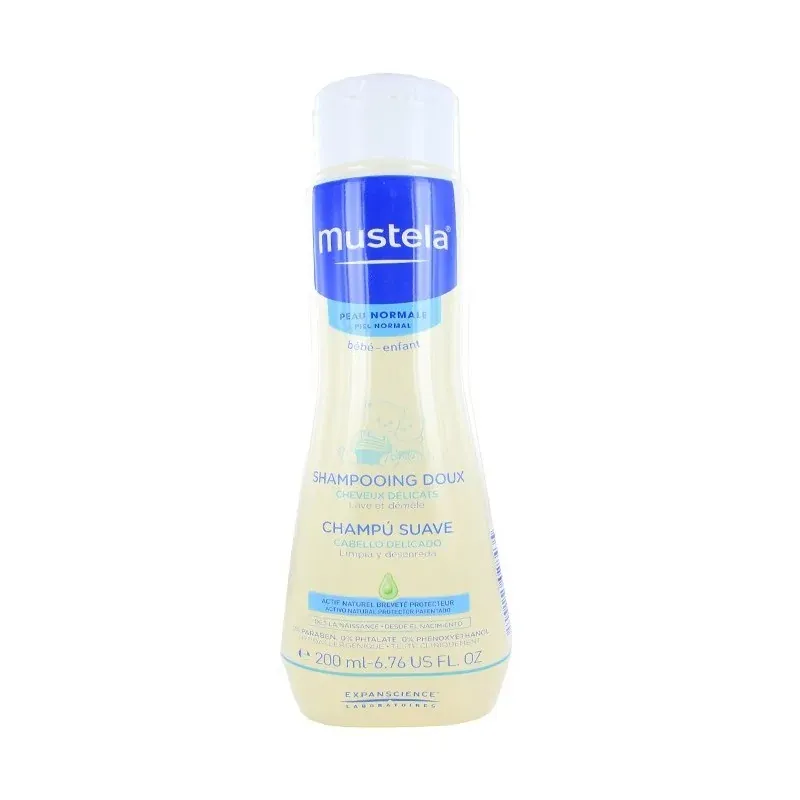 MUSTELA SHAMPOOING DOUX lave et démêle 200ml