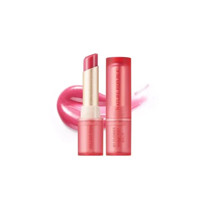 NATURE REPUBLIC BY FLOWER SHINE TINT BALM 03 KILLING PINK
