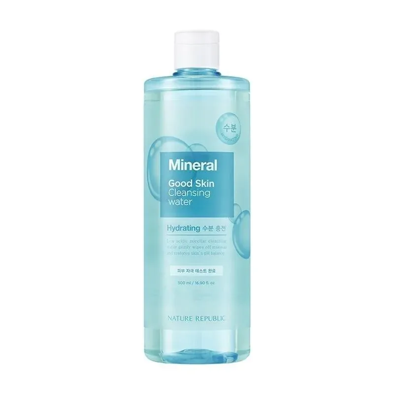 Nature Republic GOOD SKIN MINERAL AMPOULE CLEANSING WATER 500ml                                         
