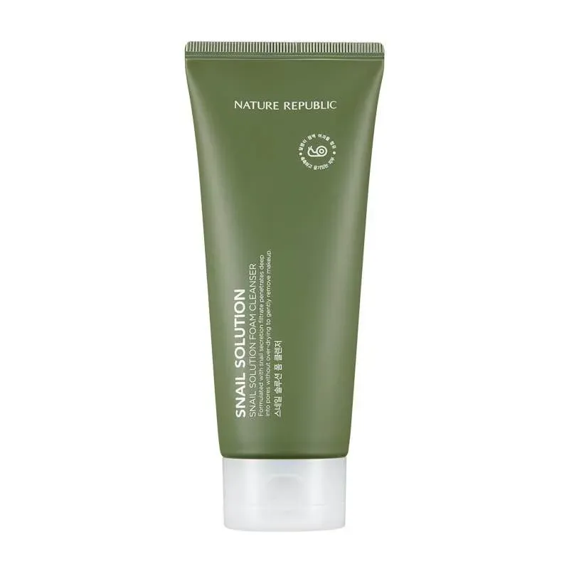 Nature Republic SNAIL SOLUTION FOAM CLEANSER 150ml                                  