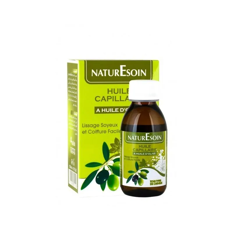 nature soin Huile Capillaire à l’huile d’Olive-Tous types de cheveux125 ml