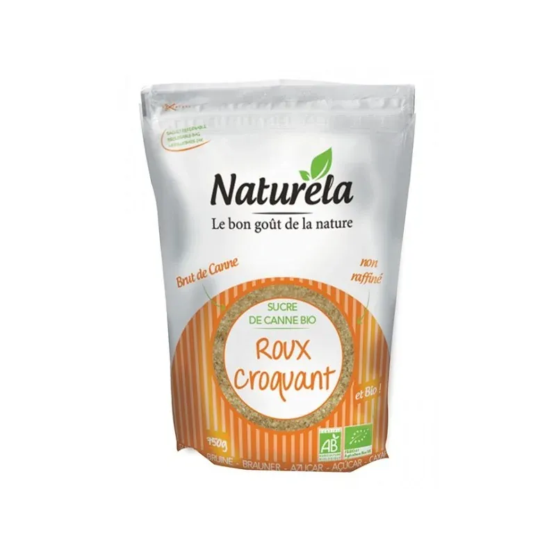 Naturela SUCRE DE CANNE ROUX COMPLET SEMOULE 750 G