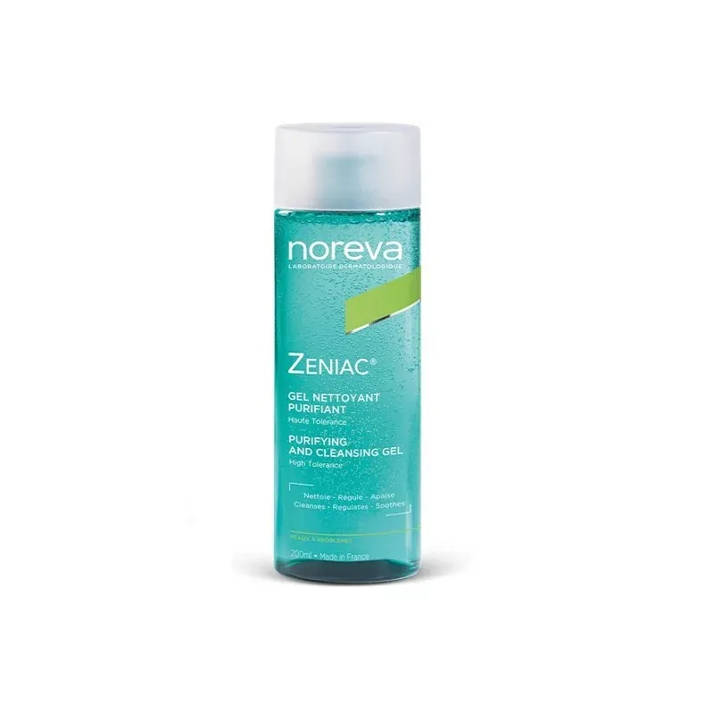 NOREVA ZENIAC GEL NETTOYANT PURIFIANT 200ML HAUTE TOLÉRANCE - VISAGE ET CORPS