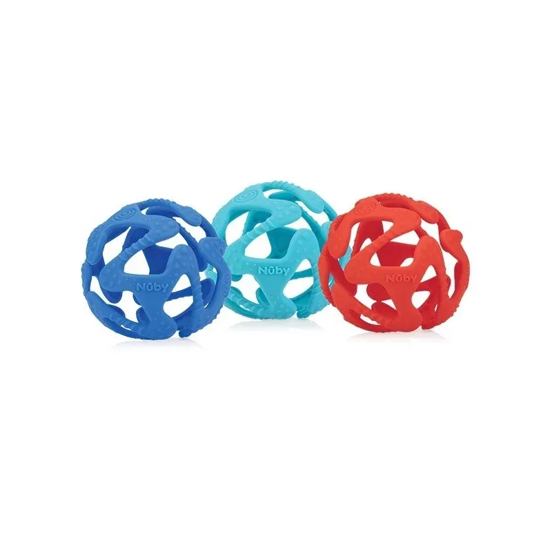 NUBY Balle de dentition silicone -3m+ ID6836