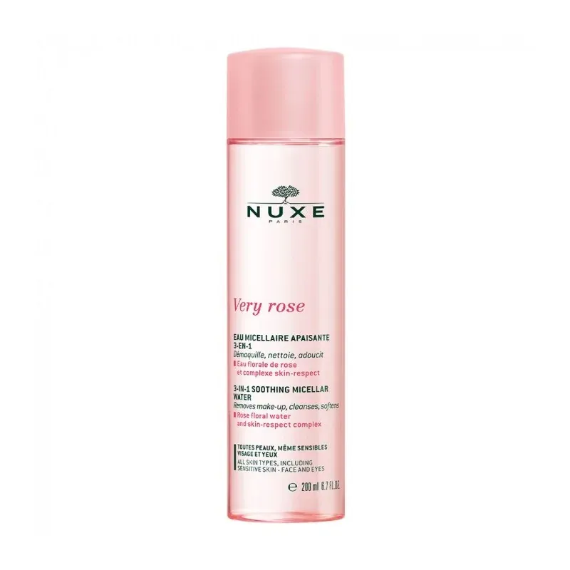 Nuxe Very Rose - Eau Démaquillante Micellaire 200ml                                                     