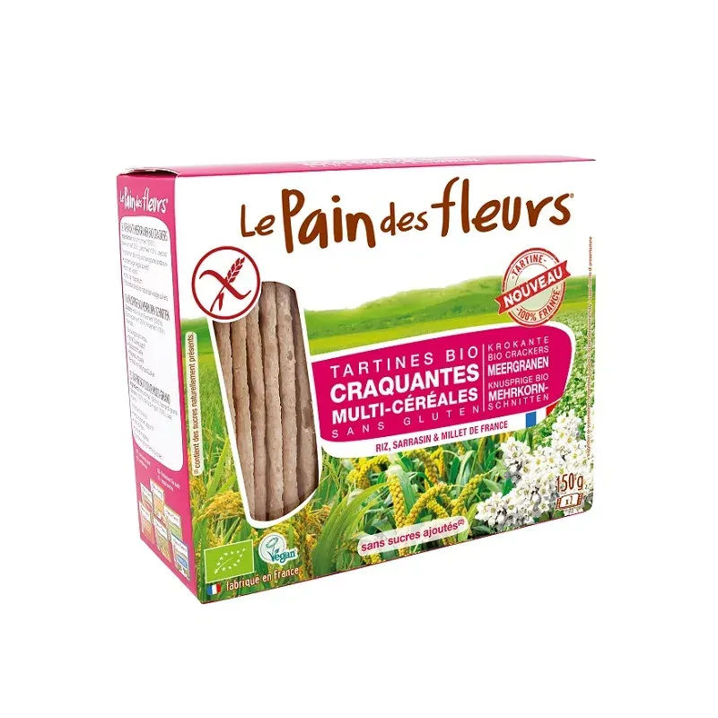 Le Pain des Fleurs Tartine Craquante Multi-Céréales 150G