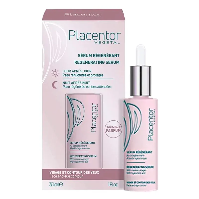 PLACENTOR VEGETAL SÉRUM RÉGÉNÉRANT VISAGE & CONTOUR DES YEUX 30 ML