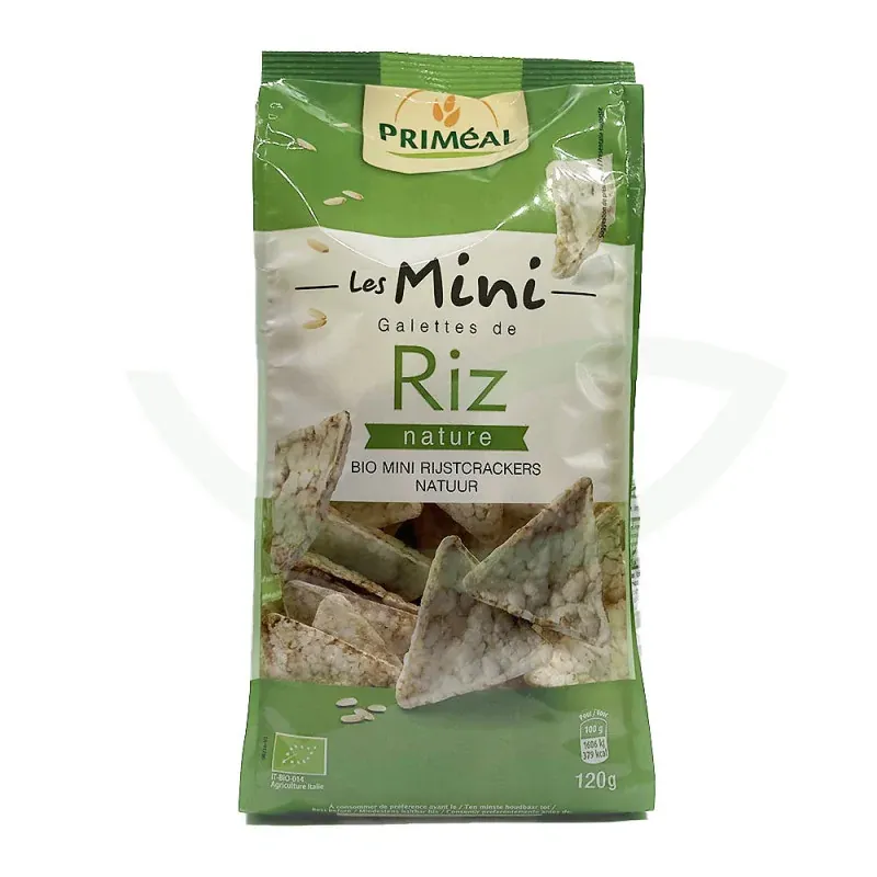 PRIMEAL MINI GALETTES DE RIZ NATURE 120G