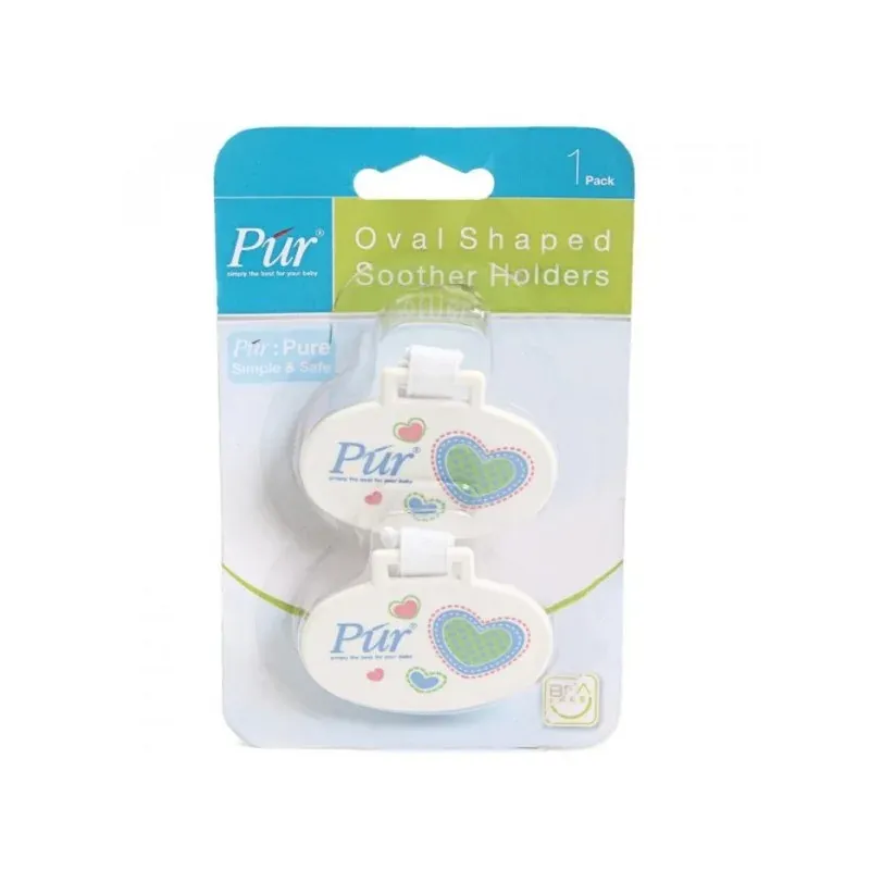 Pur Lot 2 attaches sucette Bleu