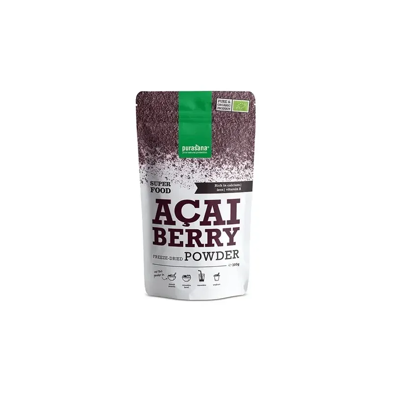Purasana Poudre de Baies d’Açai 100G
